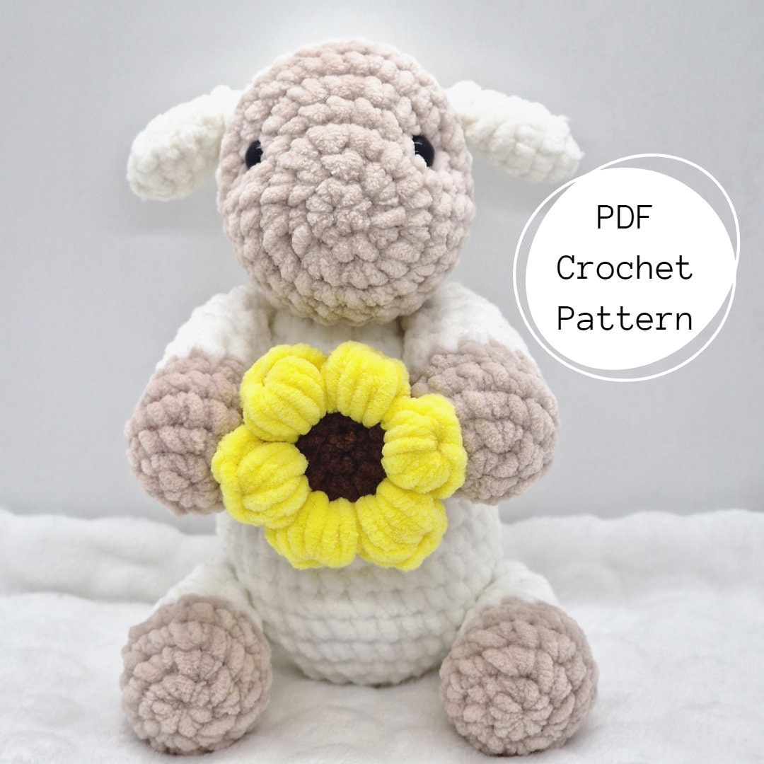 Sheep Lamb Crochet Pattern - Lucie the Lamb