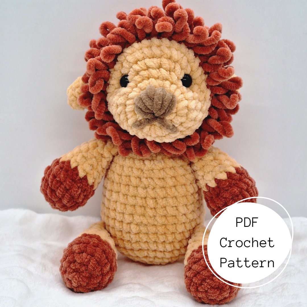 Lion Crochet Pattern - Leo the Lion