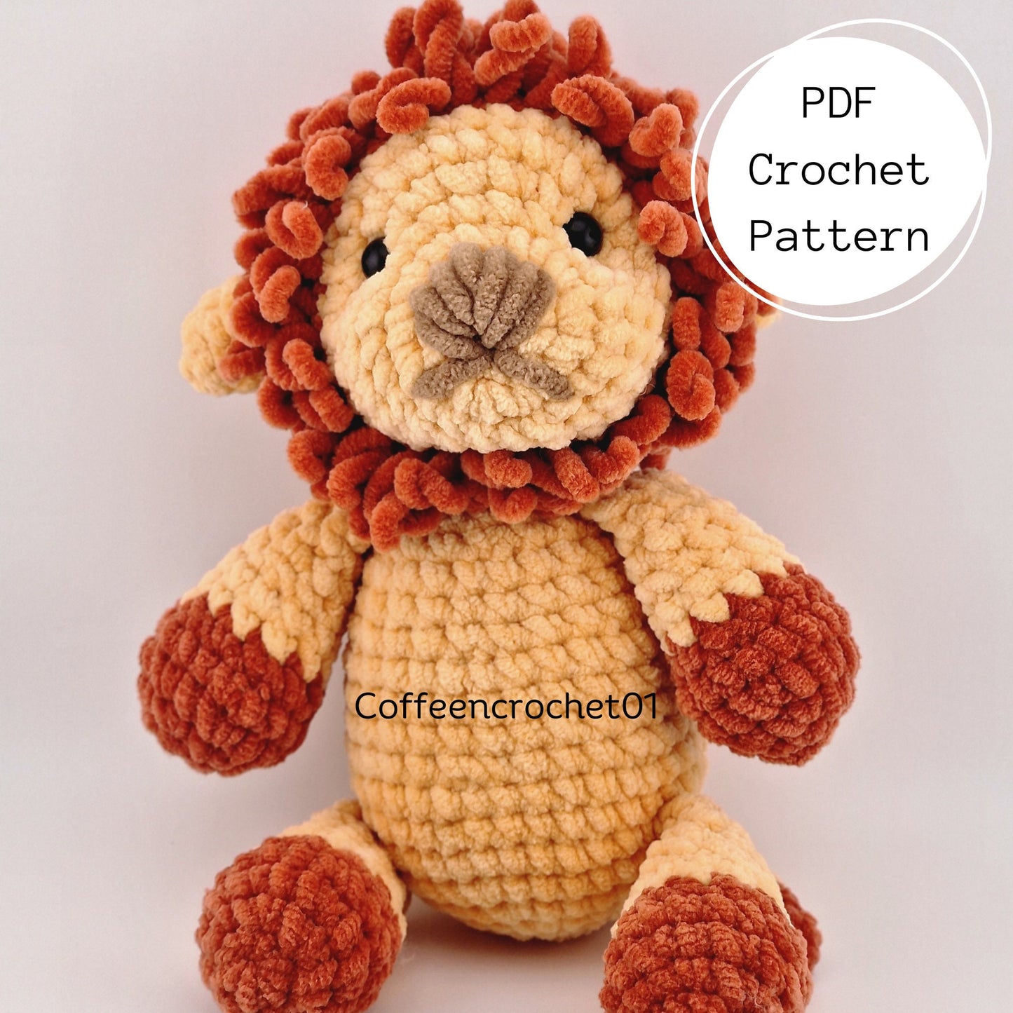 Lion Crochet Pattern - Leo the Lion