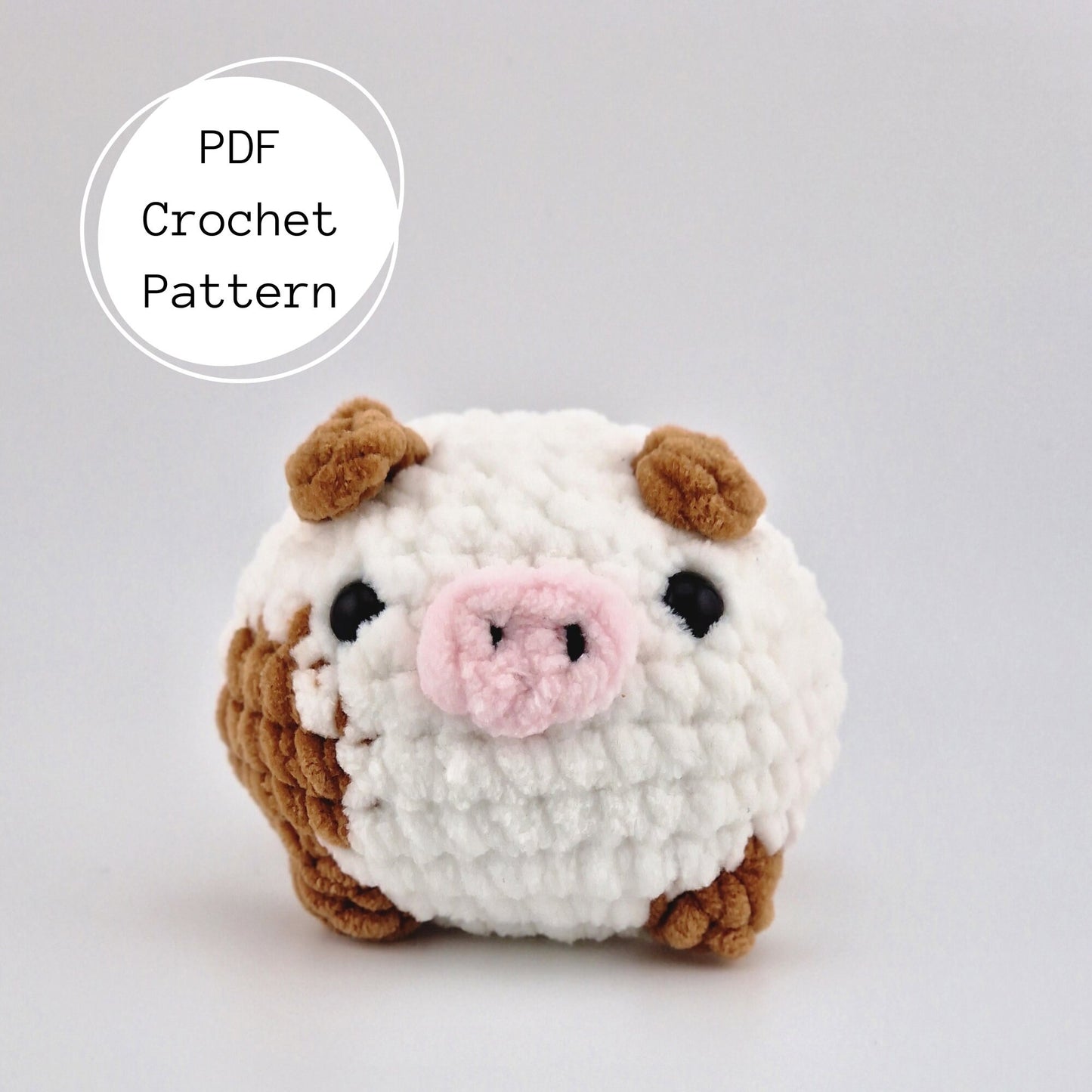 Cow Low Sew Crochet Pattern - Camila the Cow