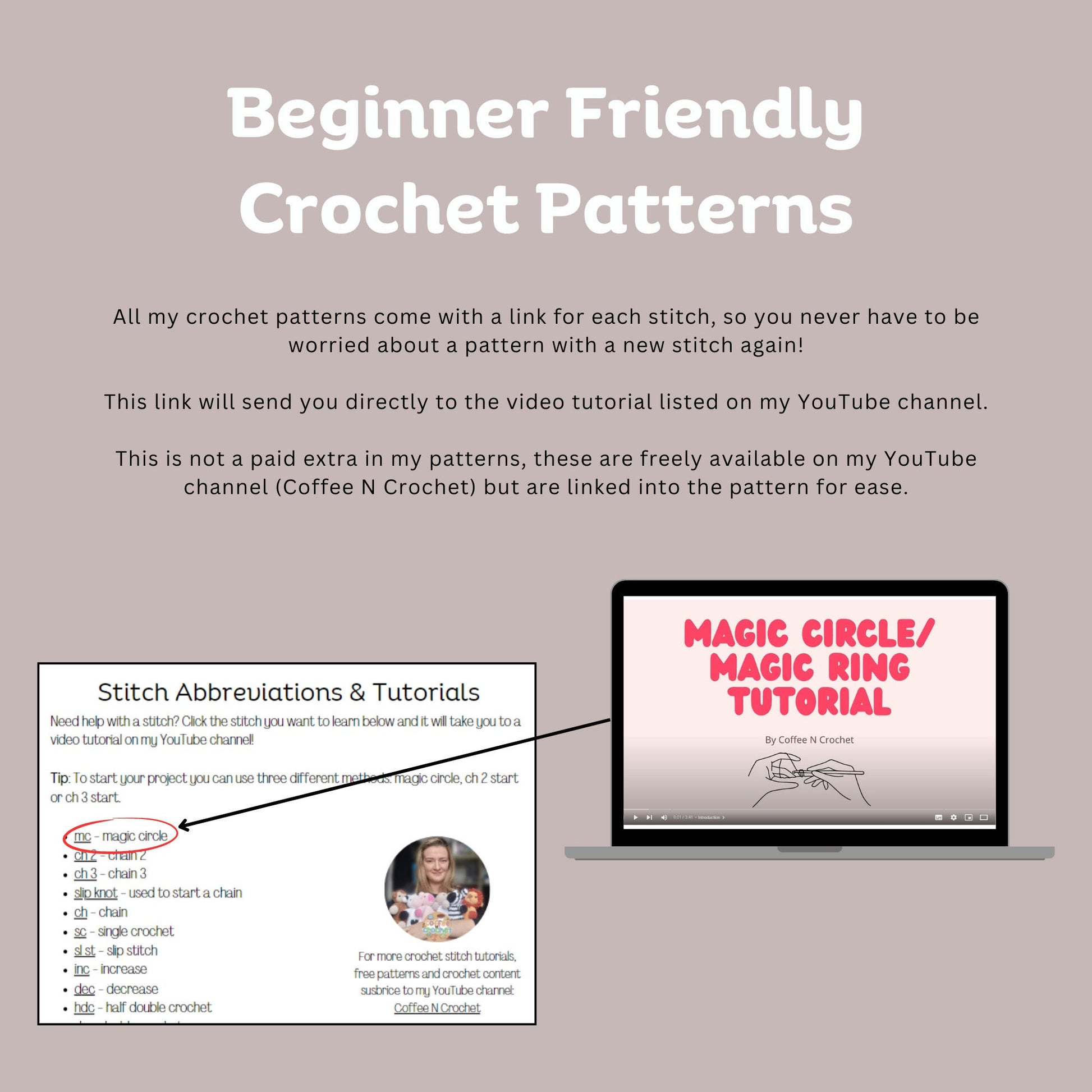 2 in 1 Small Pig and Big Pig Amigurumi Crochet Patterns, Small Pig Crochet Pattern, Big Pig Crochet Pattern